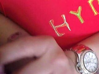 Stranger Flashing Dick in Train and Offer Him Handjob and Grinding Cock on My Ass