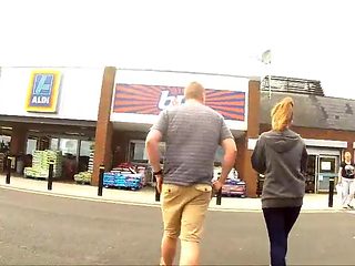 71 COMMANDO BONER COCK IN SHINY SHORTS SHOPPING