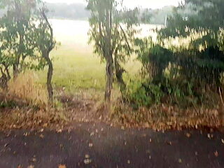 outside naked by field