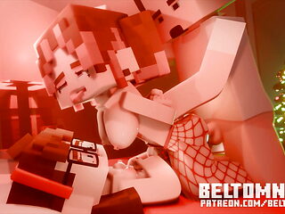 Minecraft Sex Mod - Threesome Sex Animation