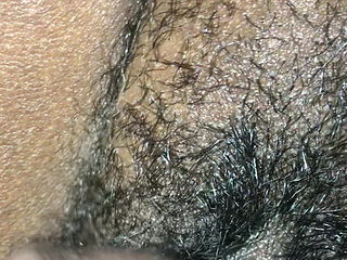 Fat hairy pussy fucked by big chocolate dick