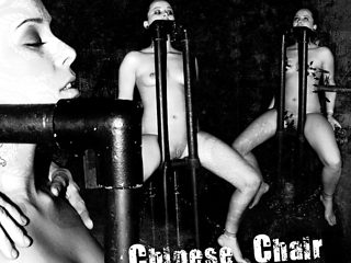 Alexa Von Tess  Damon Pierce in Chinese Chair - DeviceBondage