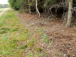 she gets tit slapped during hiking tour