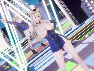 [mmd] T-ara - so Crazy Ahri Sexy Striptease League of Legends Uncensored Hentai