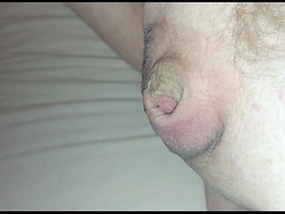 Micro Button Cock Cums Out To Squirt Cum Watching Clits!