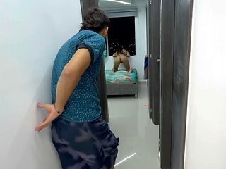 I Fuck My Apartment Neighbor Hard While She Looks Out the Window and I Make Her Horny Until I Fuck Her Really Hard and Good