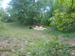 Horny Sunbather Spied on by Dad & Son Mia Rose Part 1 of 3