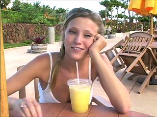 Amateur travesty outdoor solo