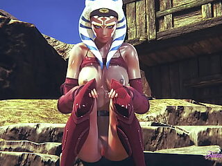 Ahsoka Tano gets freaky in Star Wars-themed hentai action
