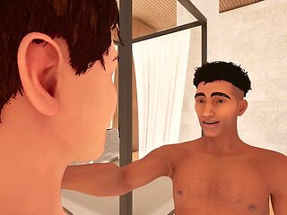 Perfect pool day with big booty and busty fun in a wild threeway