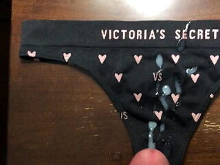 Cum on a sexy pair of VS panties 