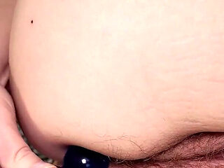 Testing an Anal Rosary for the First Time!