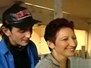 Brunette Farmer Lady Hairy Pussy