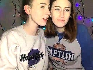 Blond and small titted sandwich