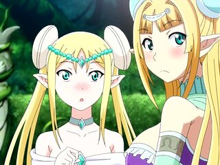 Cute Hentai babes incredible cartoon movie