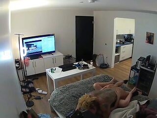 Cheating Petite Teen Wife Fucks BLM Organizer in My OWN Bed 