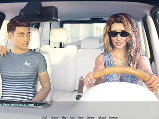 American Wife and Stepmother - Hot Sucking Scene with Big Boobs