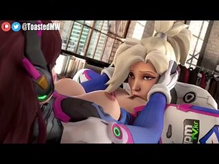 D.Va 3D porn Compilation part 2