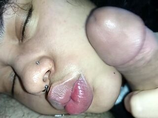 Hot Yummy Creampie Running Down Her Slut Face