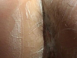 Shaving Her arse & pussy 