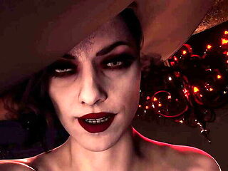 Alcina Dimitrescu Hardcore POV: Big Tits MILF Deepthroat & Creampie in Resident Evil Parody