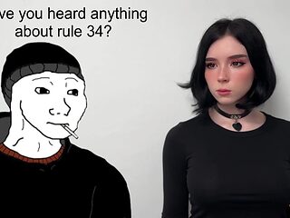 Sweetie Fox Doomer girl cosplay blowjob and fuck