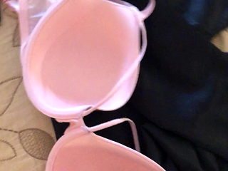 Stroking with coworkers bras panties and lingerie w cumshot