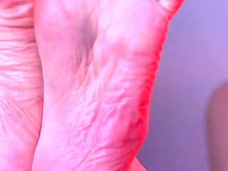 This Time No Fun for Bia Roman, Bastinado with Cane on Her Soles