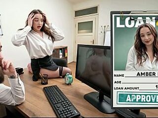 European babe gets it deep in the office