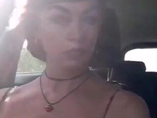 Having fun in car this time innocent