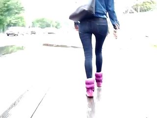 Russian sexy ass run