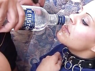 Beautiful German babe eats sperm after hot outdoor fuck