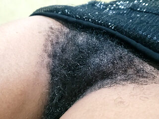 Hairy Pussy Brunette MILF With Intimate Close Up Visuals