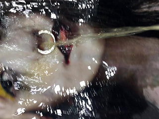 cumtribute to a pierced Emo Goth Whore