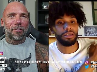 Jason Collins Interracial Couple Public Nudity with Tony Genius