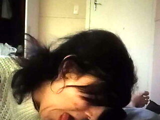 Hot small chick sucking dick pt3