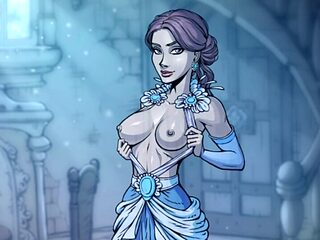 Slutty Ghost Girl Flashes Her Tits and makes The Headmaster Cum - Innocent Witches - Porn Gameplay