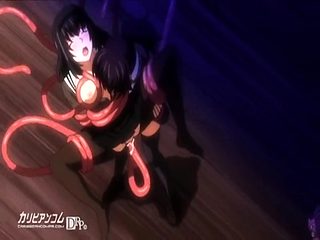 Bondage Anime Hentai Lesbian Maid Humilation in Group with T