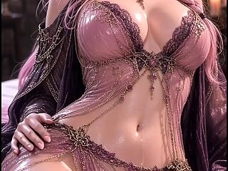 Hairy ancient AI babe plays with herself and gets fucked in 3D anime