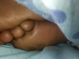 My old classmate sleeping feet pt 2