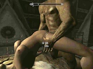 Skyrim wild fun with Lydia in a cartoon adventure