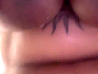 Ebony Chubby Busty in Shower