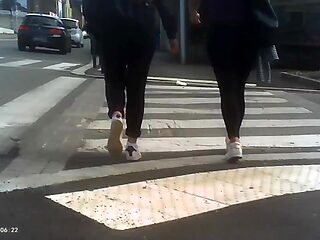 Girls public exhibition