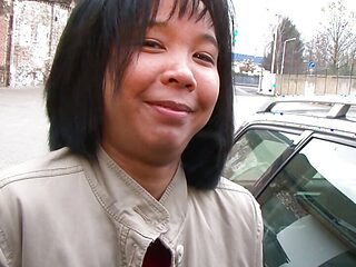 German asian teen next door pick up on street for female orgasm casting