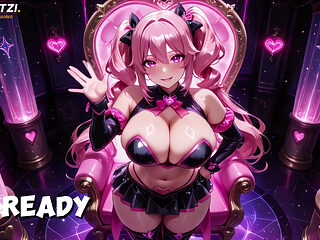 Magical Girl Threesome Covered in Cum, Realistic Facial on Pink Violet Blonde Idols