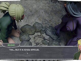 POV cowgirl cartoon sex with internal ejaculation and big tits from Gamerdark10