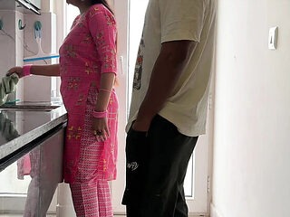 Step Aunt Big Ass Fucked Hard By Teen Boy With Female Condom