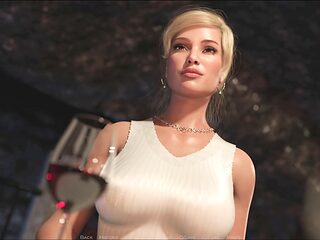 The Grey Desire 13 - erotic visual novel with a hot blonde and big curves