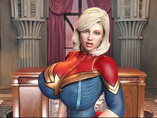 Insatiable stacked rich girl gets rocked like never before by cockham superheroes