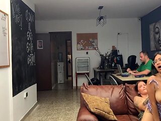 My Friends Get Fucked In My Office